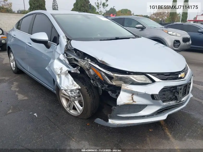 1G1BE5SMXJ7114175 2018 Chevrolet Cruze Lt Auto