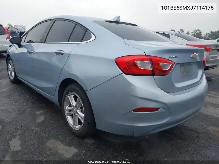 1G1BE5SMXJ7114175 2018 Chevrolet Cruze Lt Auto