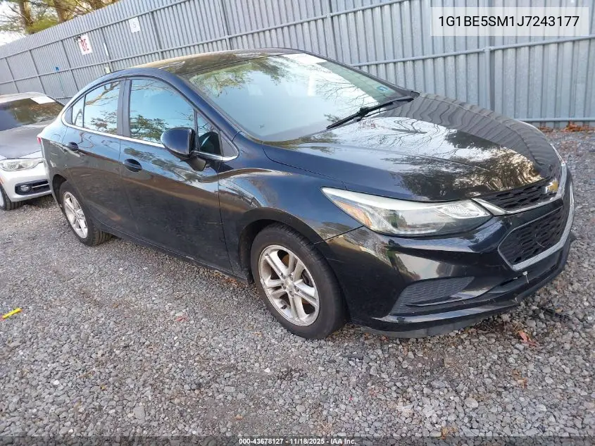 1G1BE5SM1J7243177 2018 Chevrolet Cruze Lt Auto