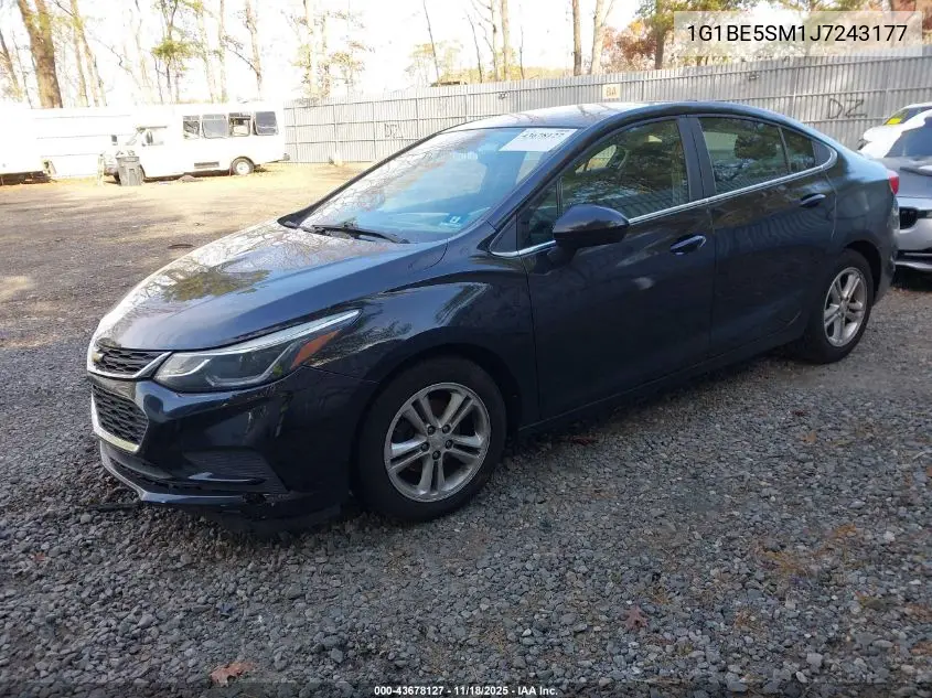 1G1BE5SM1J7243177 2018 Chevrolet Cruze Lt Auto