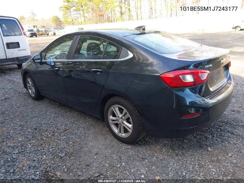 1G1BE5SM1J7243177 2018 Chevrolet Cruze Lt Auto