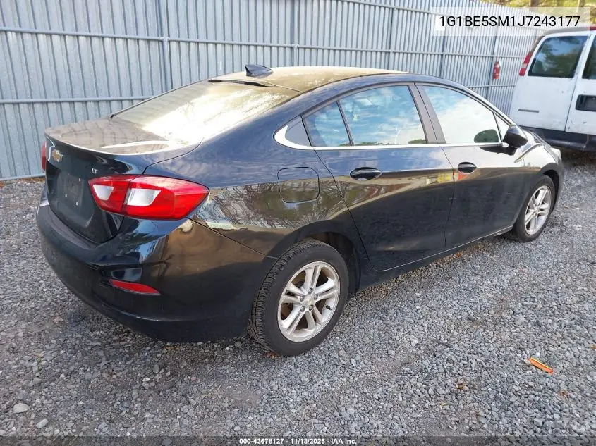 1G1BE5SM1J7243177 2018 Chevrolet Cruze Lt Auto