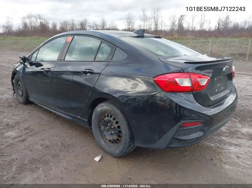 1G1BE5SM8J7122243 2018 Chevrolet Cruze Lt Auto