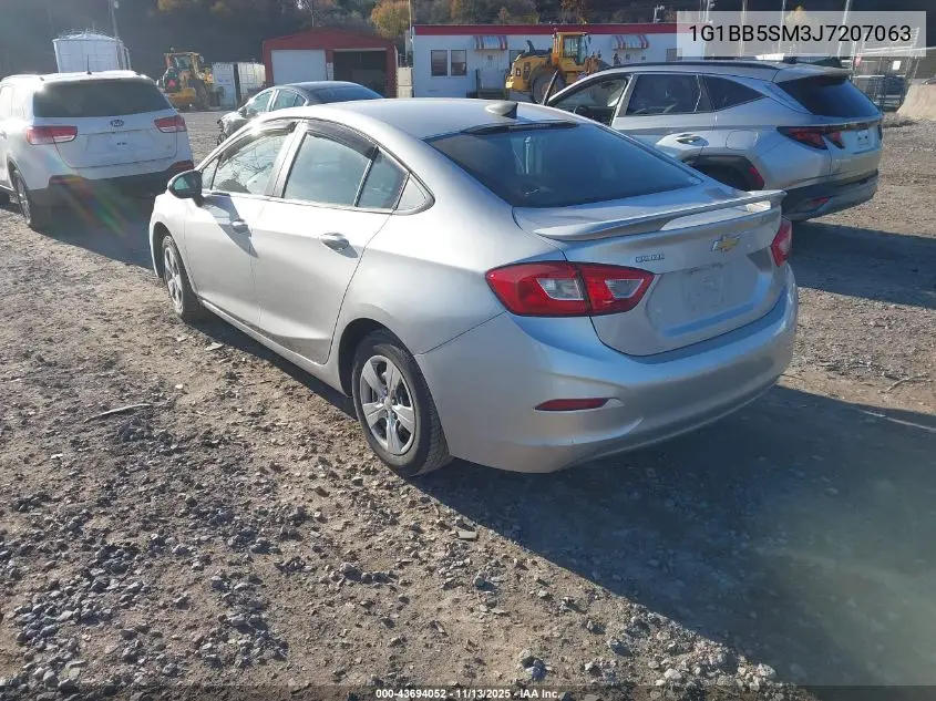 1G1BB5SM3J7207063 2018 Chevrolet Cruze Ls Manual