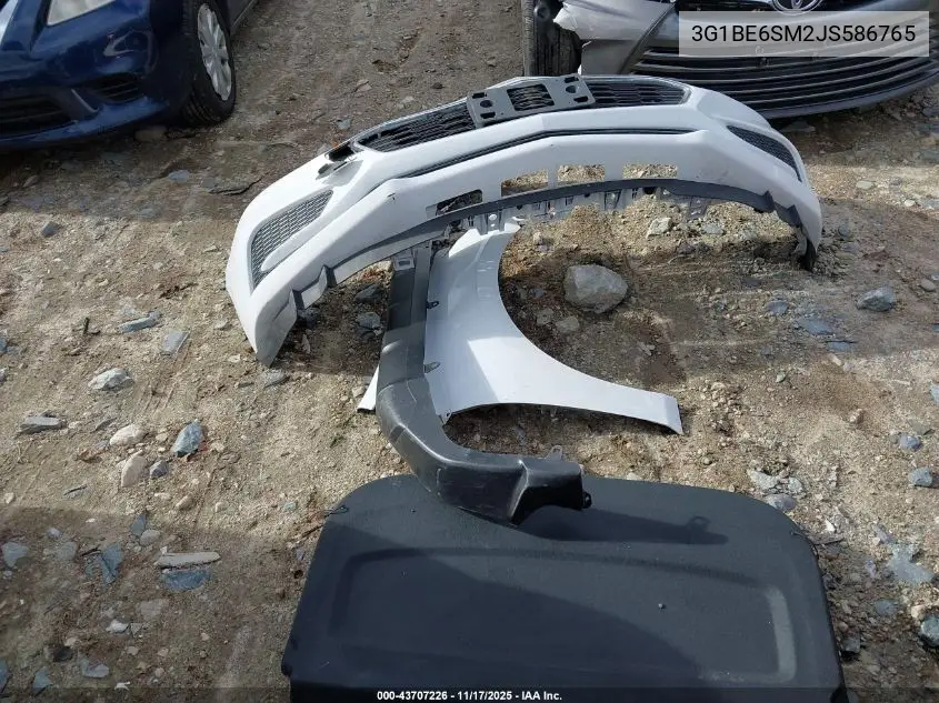 3G1BE6SM2JS586765 2018 Chevrolet Cruze Lt Auto