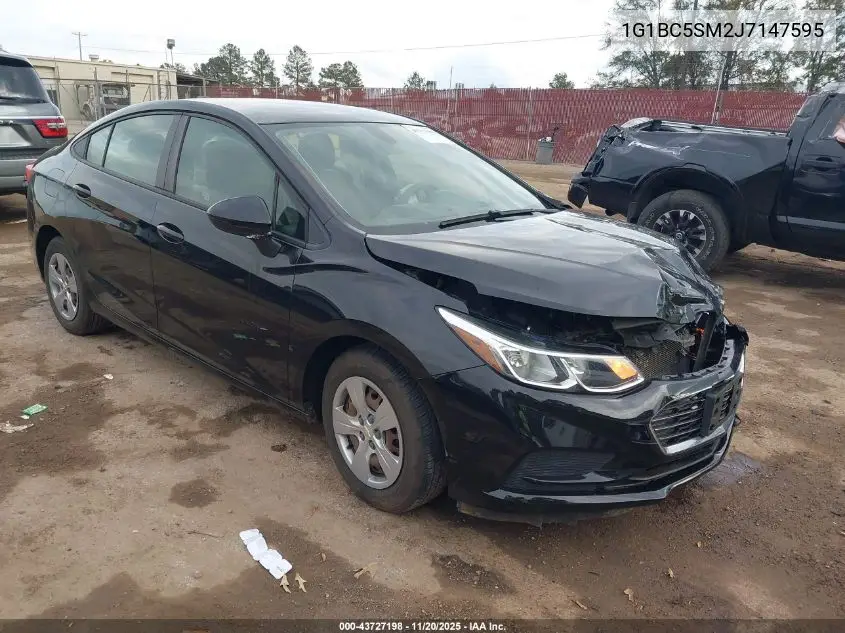 1G1BC5SM2J7147595 2018 Chevrolet Cruze Ls Auto