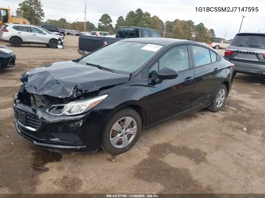 1G1BC5SM2J7147595 2018 Chevrolet Cruze Ls Auto