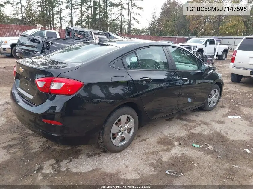 1G1BC5SM2J7147595 2018 Chevrolet Cruze Ls Auto