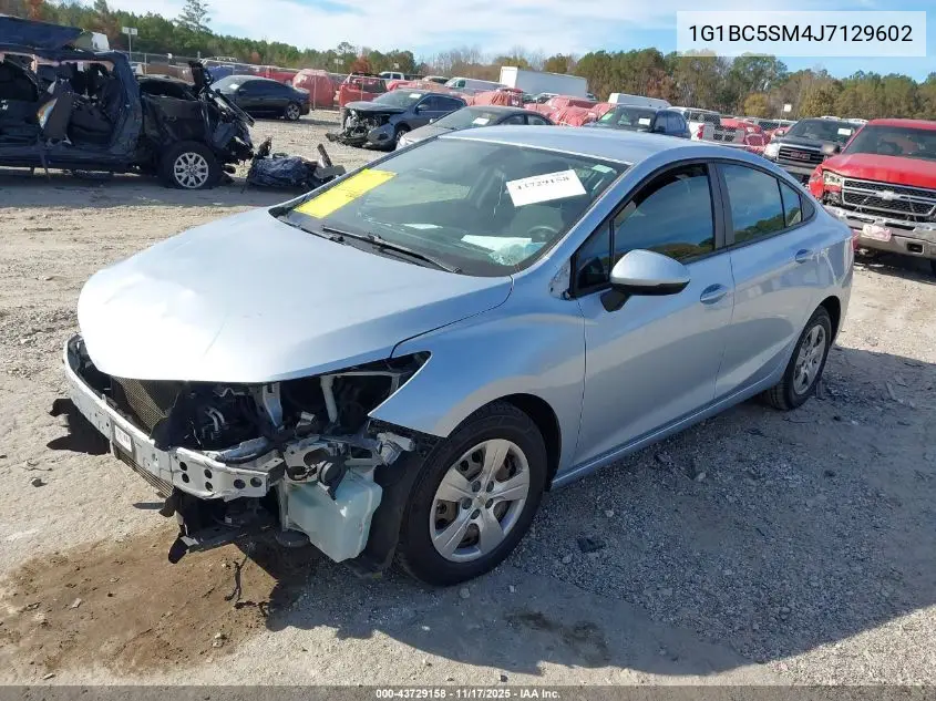1G1BC5SM4J7129602 2018 Chevrolet Cruze Ls Auto