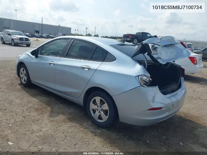 1G1BC5SM8J7100734 2018 Chevrolet Cruze Ls Auto