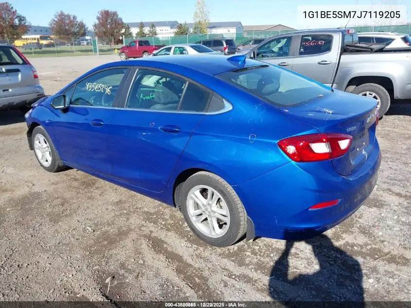 1G1BE5SM7J7119205 2018 Chevrolet Cruze Lt Auto