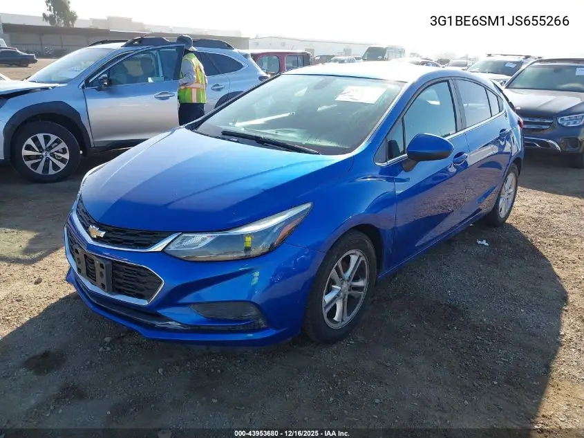 3G1BE6SM1JS655266 2018 Chevrolet Cruze Lt Auto
