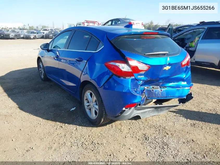 3G1BE6SM1JS655266 2018 Chevrolet Cruze Lt Auto