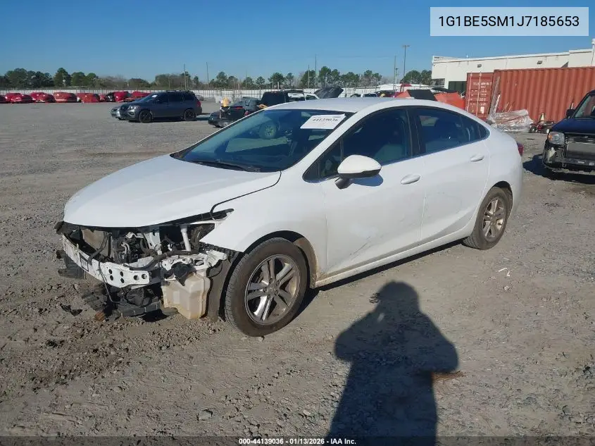 1G1BE5SM1J7185653 2018 Chevrolet Cruze Lt Auto