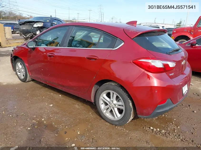 3G1BE6SM4JS571541 2018 Chevrolet Cruze Lt Auto