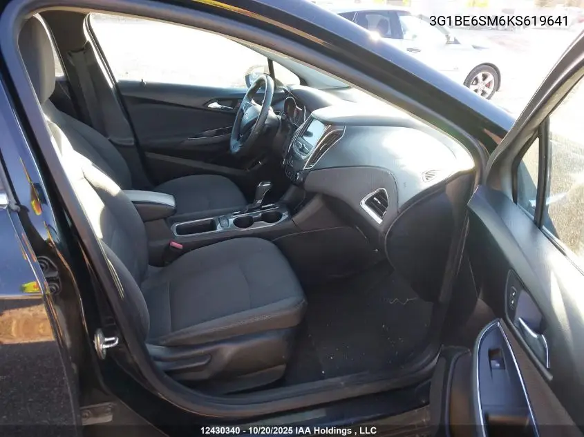 3G1BE6SM6KS619641 2019 Chevrolet Cruze Lt