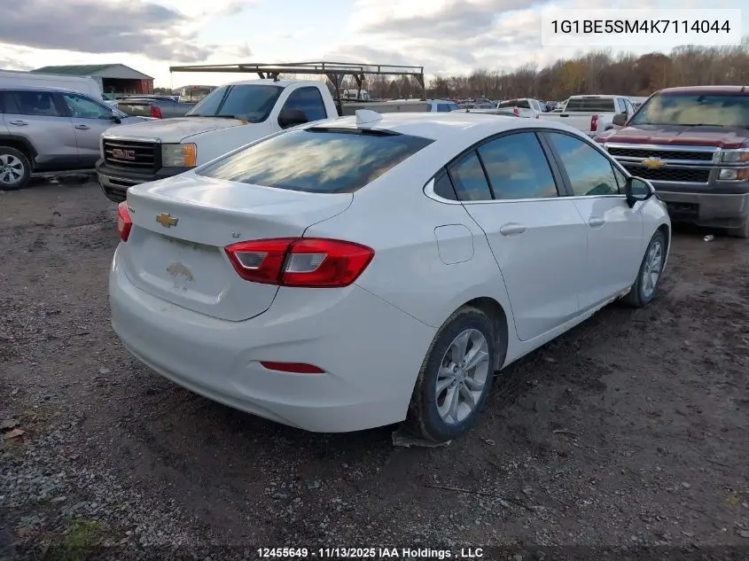 1G1BE5SM4K7114044 2019 Chevrolet Cruze Lt