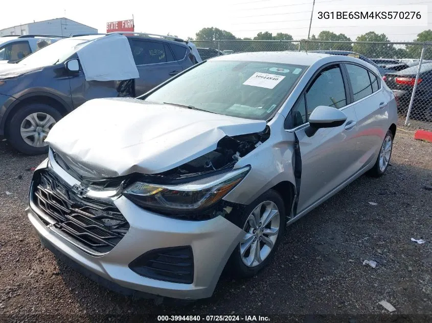 3G1BE6SM4KS570276 2019 Chevrolet Cruze Lt