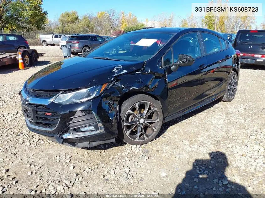 3G1BF6SM1KS608723 2019 Chevrolet Cruze Premier