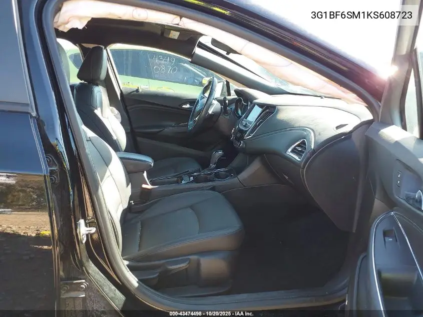 3G1BF6SM1KS608723 2019 Chevrolet Cruze Premier