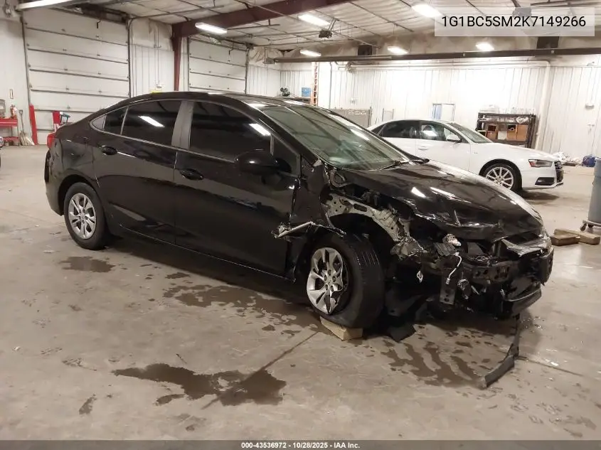 1G1BC5SM2K7149266 2019 Chevrolet Cruze Ls