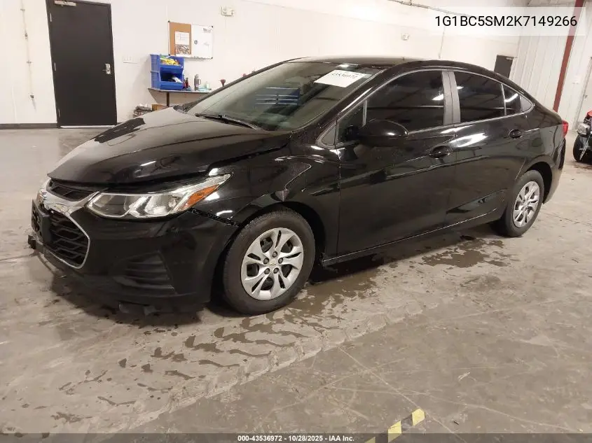 1G1BC5SM2K7149266 2019 Chevrolet Cruze Ls