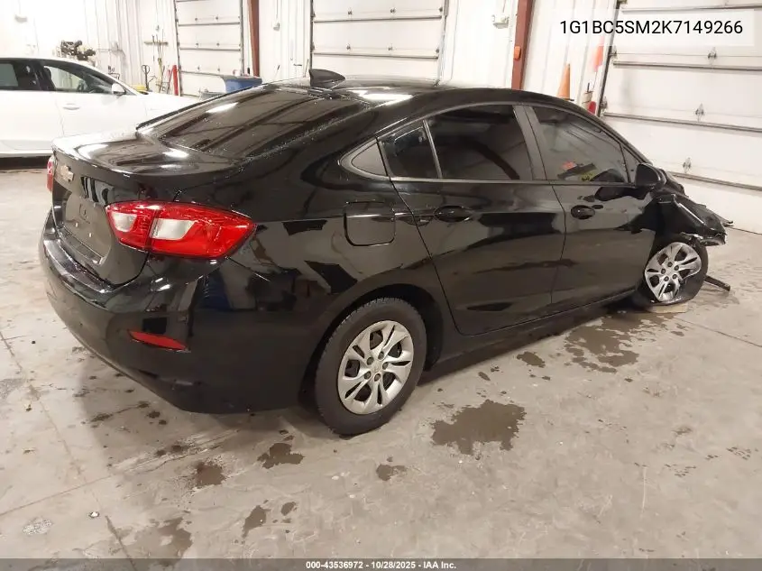 1G1BC5SM2K7149266 2019 Chevrolet Cruze Ls