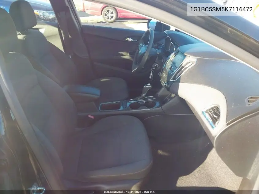1G1BC5SM5K7116472 2019 Chevrolet Cruze Ls