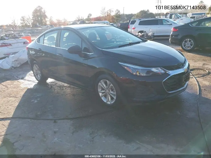 1G1BE5SM0K7143508 2019 Chevrolet Cruze Lt
