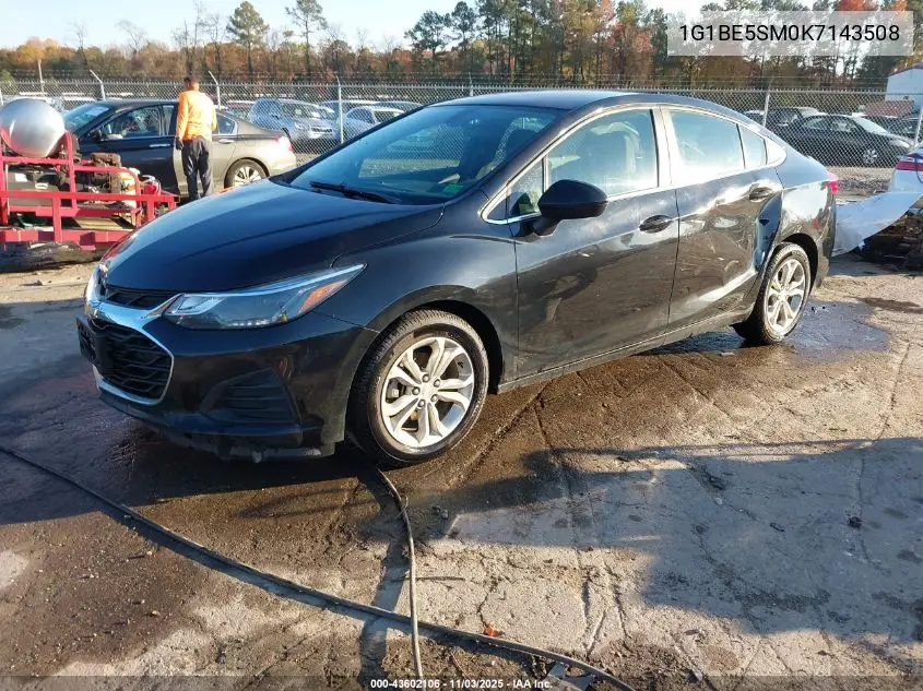 1G1BE5SM0K7143508 2019 Chevrolet Cruze Lt