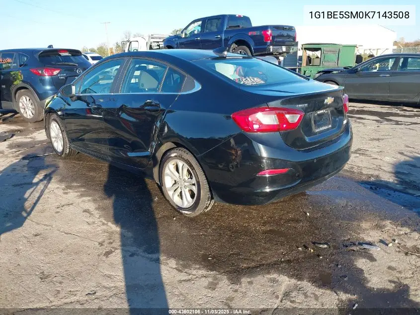 1G1BE5SM0K7143508 2019 Chevrolet Cruze Lt