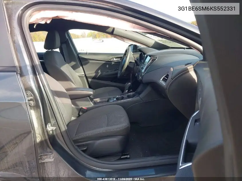 3G1BE6SM6KS552331 2019 Chevrolet Cruze Lt