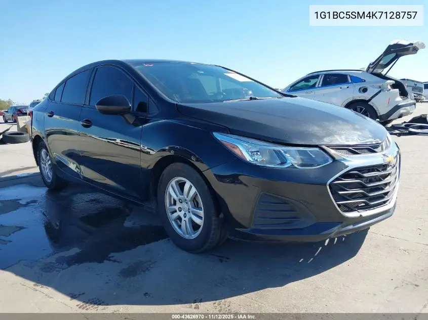 1G1BC5SM4K7128757 2019 Chevrolet Cruze Ls