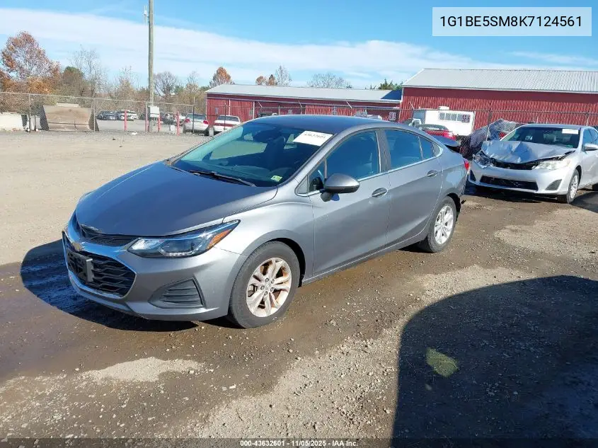 1G1BE5SM8K7124561 2019 Chevrolet Cruze Lt