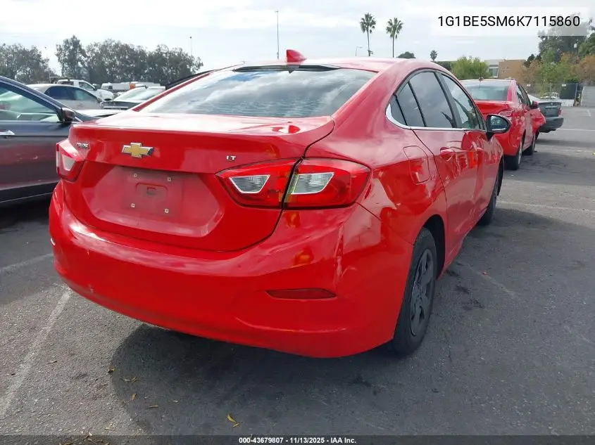 1G1BE5SM6K7115860 2019 Chevrolet Cruze Lt