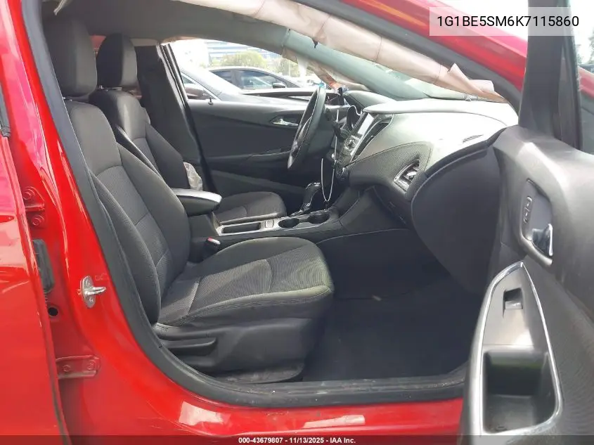 1G1BE5SM6K7115860 2019 Chevrolet Cruze Lt