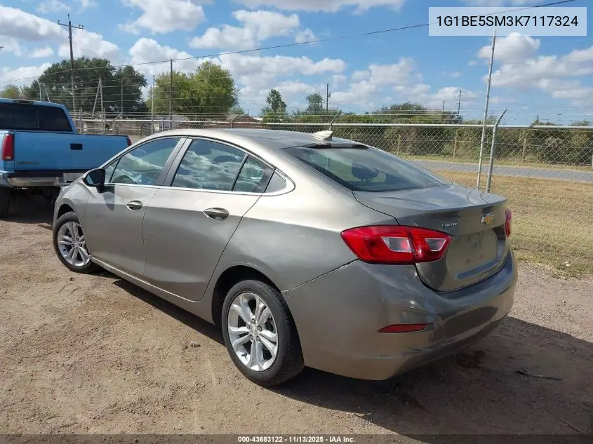 1G1BE5SM3K7117324 2019 Chevrolet Cruze Lt
