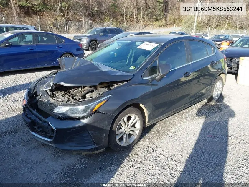 3G1BE6SM5KS563241 2019 Chevrolet Cruze Lt