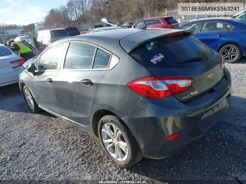 3G1BE6SM5KS563241 2019 Chevrolet Cruze Lt
