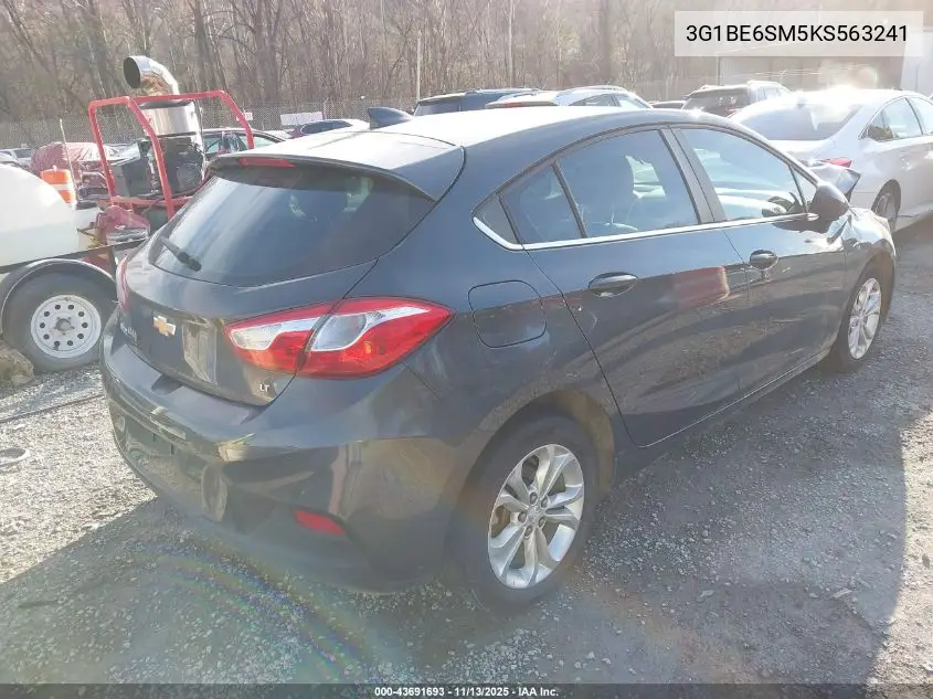 3G1BE6SM5KS563241 2019 Chevrolet Cruze Lt