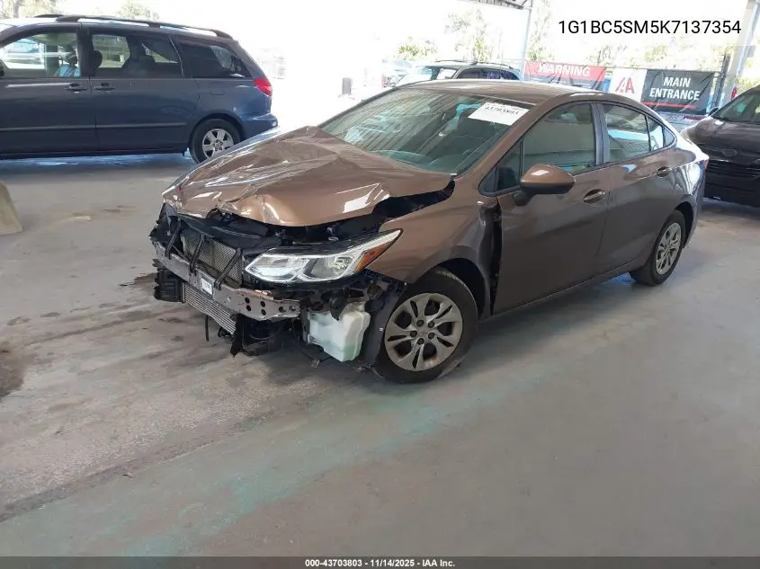 1G1BC5SM5K7137354 2019 Chevrolet Cruze Ls