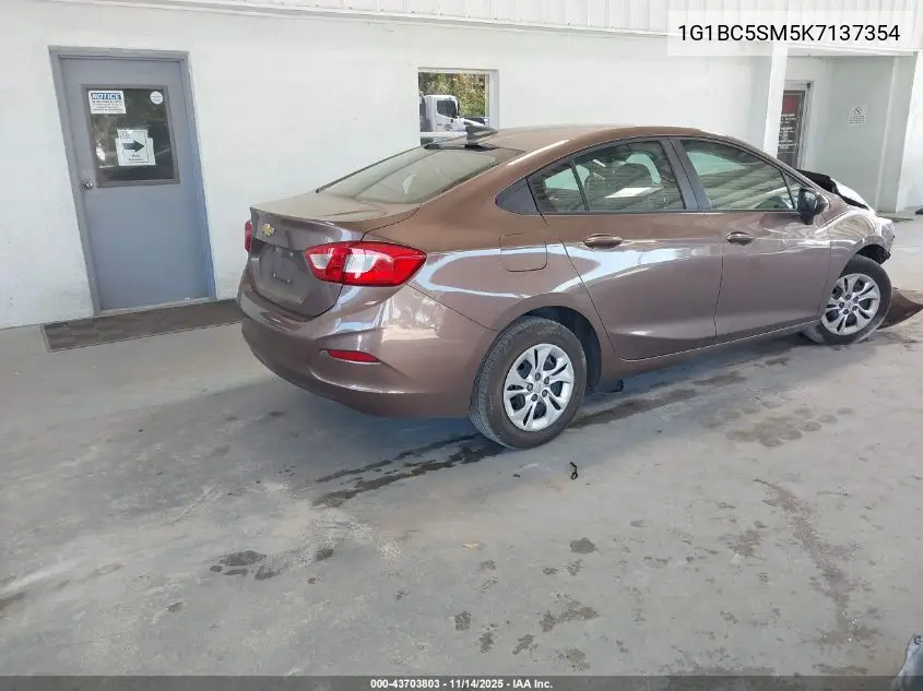 1G1BC5SM5K7137354 2019 Chevrolet Cruze Ls