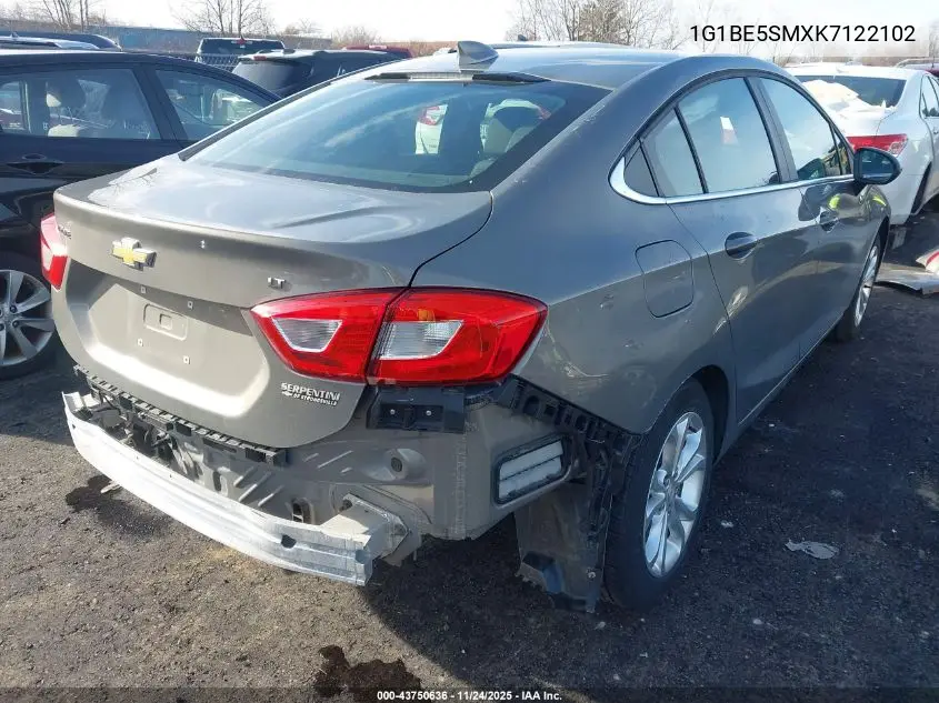 1G1BE5SMXK7122102 2019 Chevrolet Cruze Lt