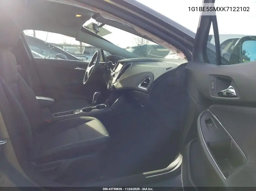 1G1BE5SMXK7122102 2019 Chevrolet Cruze Lt
