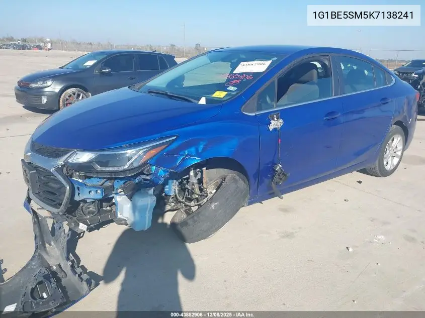 1G1BE5SM5K7138241 2019 Chevrolet Cruze Lt
