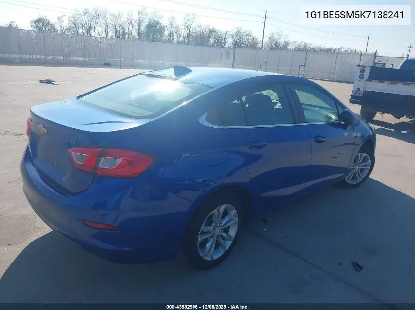 1G1BE5SM5K7138241 2019 Chevrolet Cruze Lt