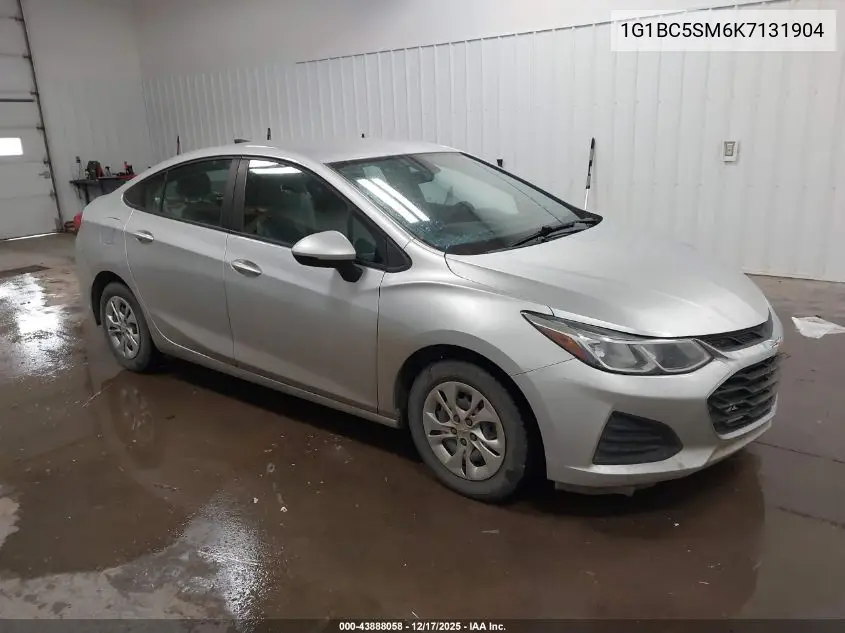 1G1BC5SM6K7131904 2019 Chevrolet Cruze Ls