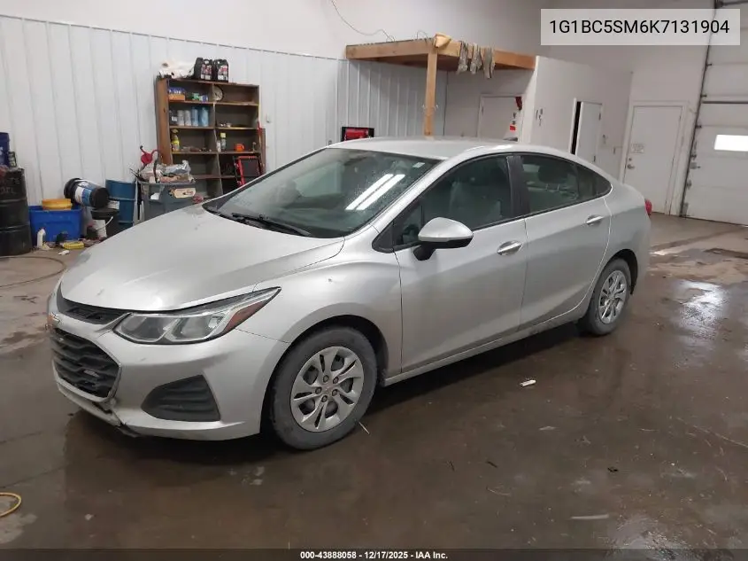 1G1BC5SM6K7131904 2019 Chevrolet Cruze Ls