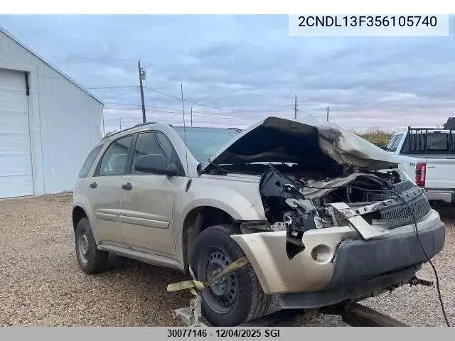 2CNDL13F356105740 2005 Chevrolet Equinox Ls
