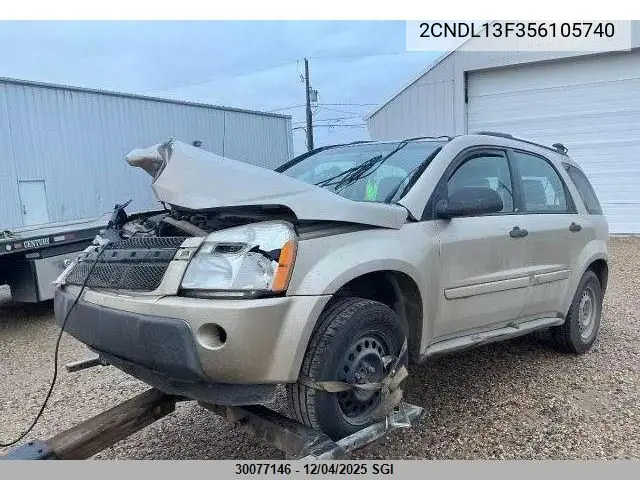 2CNDL13F356105740 2005 Chevrolet Equinox Ls